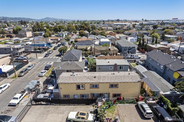 7115 Herbert Guice Way, Oakland, CA 94621 - drone / aerial view featuring a mountain view and a residential view