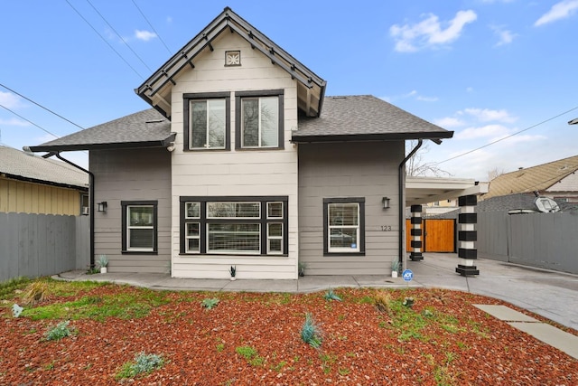 back of property featuring a patio