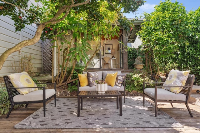 view of patio / terrace with outdoor lounge area