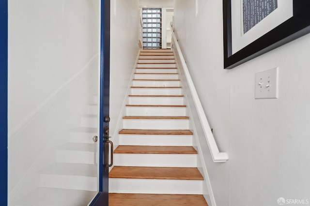 view of staircase