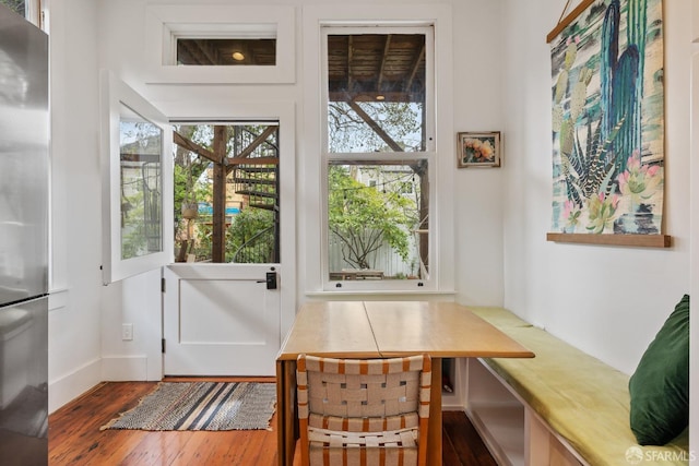 719-721 Shotwell St, San Francisco, CA 94110 - dining room with wood finished floors and baseboards