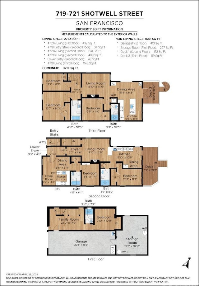 719-721 Shotwell St, San Francisco, CA 94110 - home floor plan