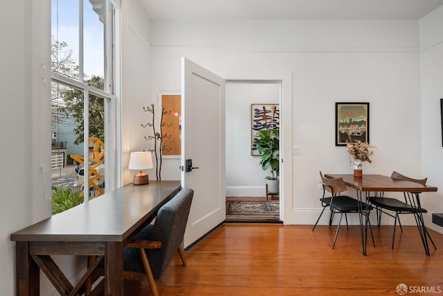 719-721 Shotwell St, San Francisco, CA 94110 - dining area featuring wood finished floors and baseboards