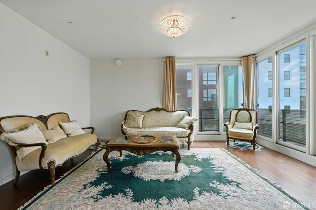 50 Jerrold Ave Unit 215, San Francisco, CA 94124 - sitting room featuring plenty of natural light and wood finished floors