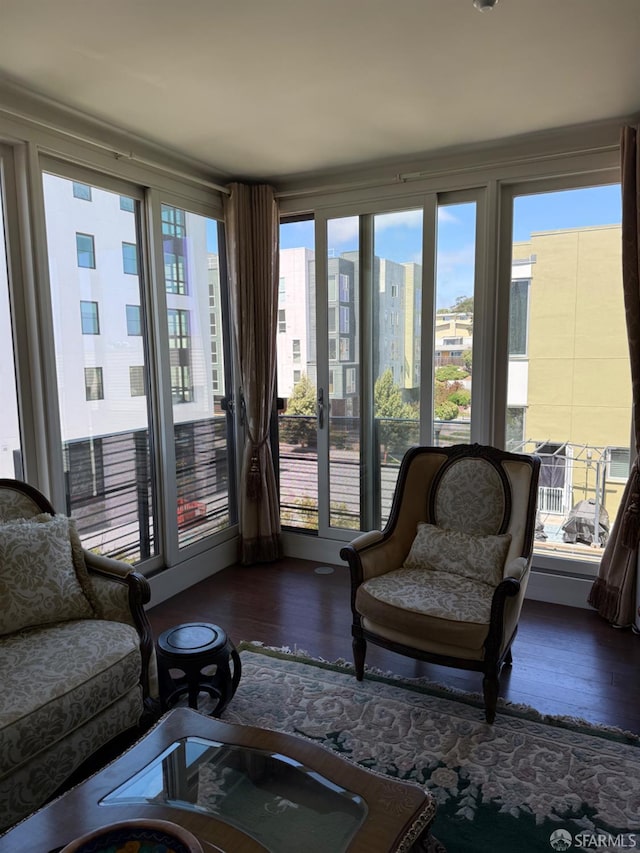 50 Jerrold Ave Unit 215, San Francisco, CA 94124 - living area with dark wood-type flooring