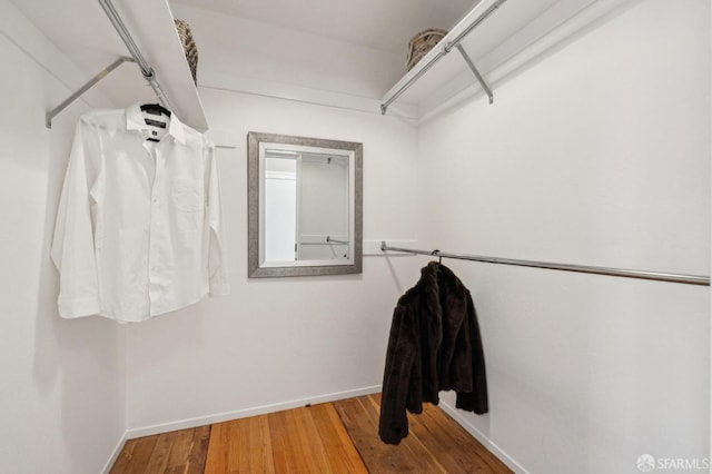 316 Gold Mine Dr, San Francisco, CA 94131 - walk in closet featuring wood finished floors