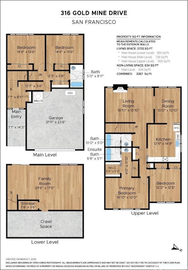 316 Gold Mine Dr, San Francisco, CA 94131 - floor plan