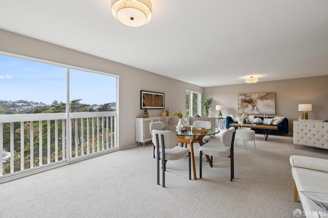 316 Gold Mine Dr, San Francisco, CA 94131 - dining area featuring light colored carpet