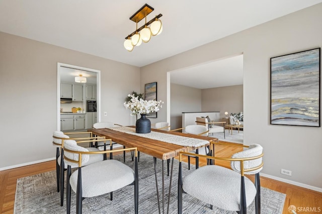 316 Gold Mine Dr, San Francisco, CA 94131 - dining space featuring wood finished floors and baseboards