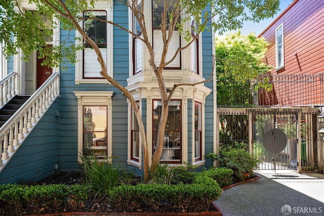 1939 Ofarrell St, San Francisco, CA 94115 - view of home's exterior featuring a gate
