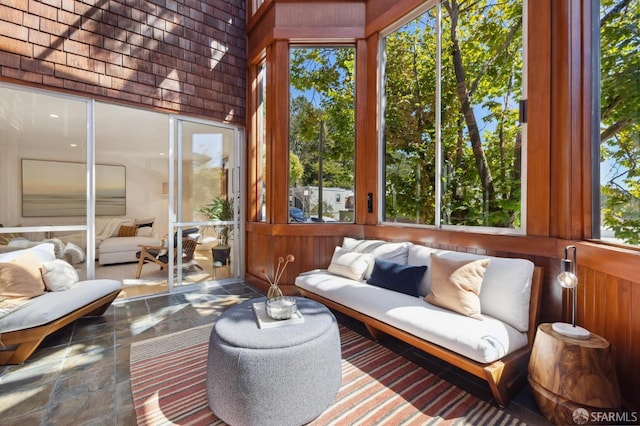 sunroom with a wealth of natural light