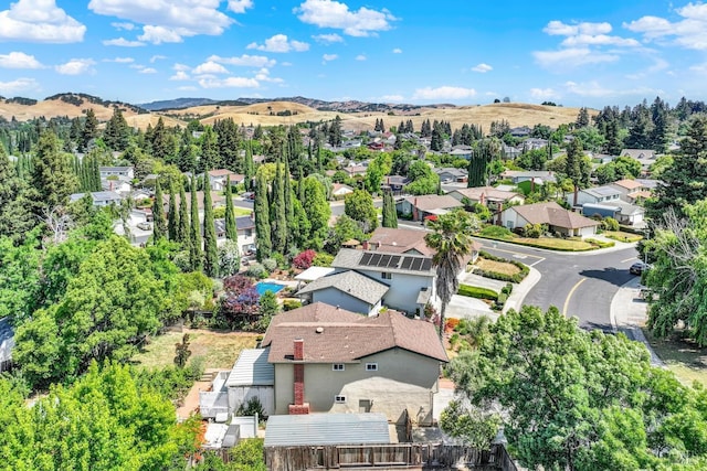 1723 Astoria Dr, Fairfield, CA 94534 - aerial perspective of suburban area featuring a mountainous background