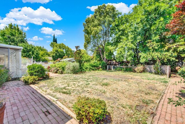1723 Astoria Dr, Fairfield, CA 94534 - fenced backyard with a patio area
