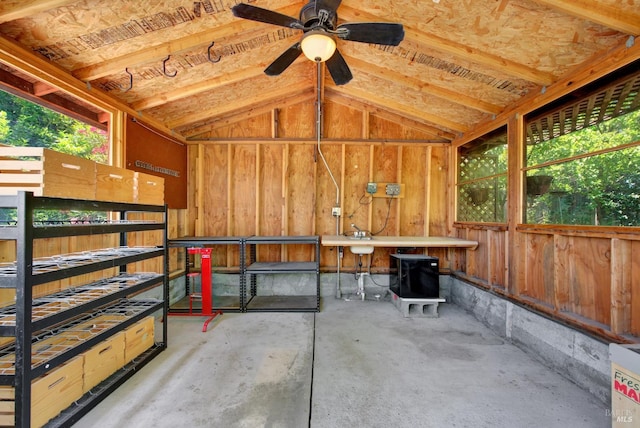 1723 Astoria Dr, Fairfield, CA 94534 - unfurnished sunroom with vaulted ceiling and healthy amount of natural light