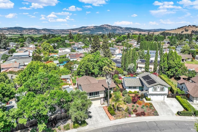1723 Astoria Dr, Fairfield, CA 94534 - aerial perspective of suburban area featuring a mountainous background