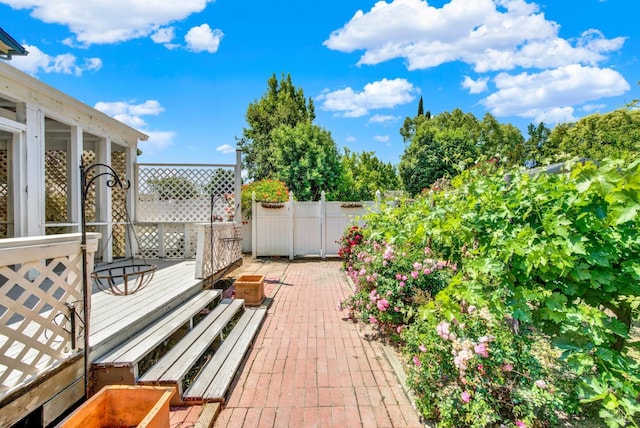 1723 Astoria Dr, Fairfield, CA 94534 - view of patio featuring a wooden deck