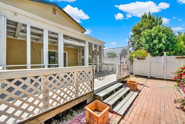 1723 Astoria Dr, Fairfield, CA 94534 - deck with a sunroom