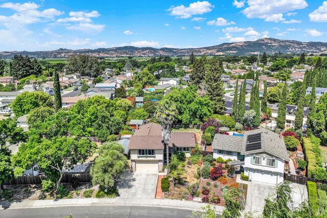 1723 Astoria Dr, Fairfield, CA 94534 - aerial view of residential area with mountains