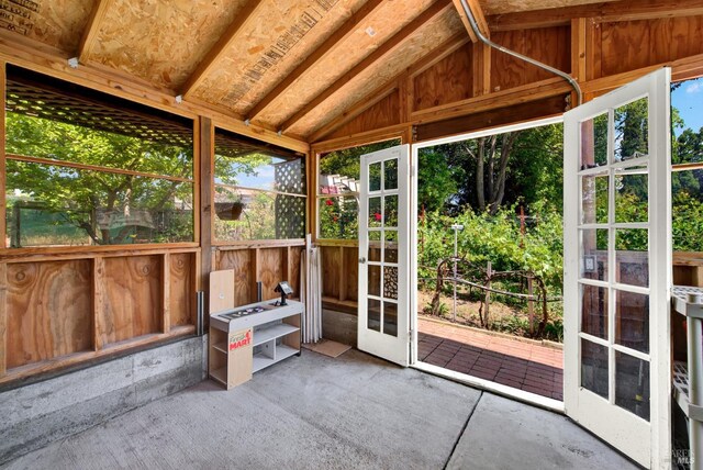1723 Astoria Dr, Fairfield, CA 94534 - unfurnished sunroom with vaulted ceiling