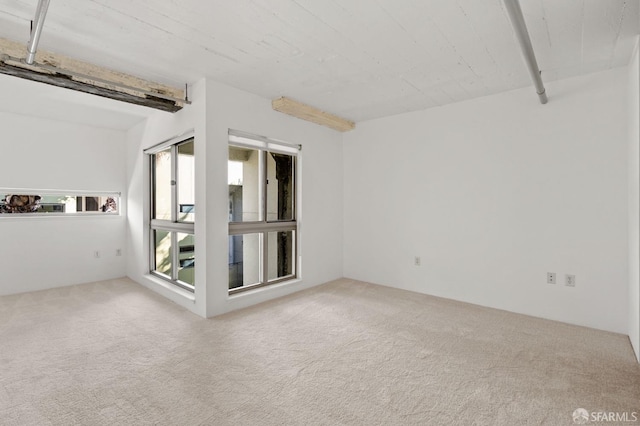 empty room featuring carpet flooring