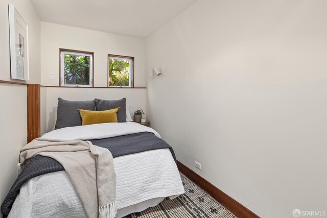 762 Bay St, San Francisco, CA 94109 - bedroom featuring wood finished floors and baseboards