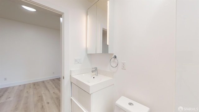 1338 Stevenson St, San Francisco, CA 1906 - bathroom with vanity and wood finished floors