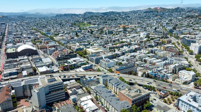 1338 Stevenson St, San Francisco, CA 1906 - aerial view of property's location