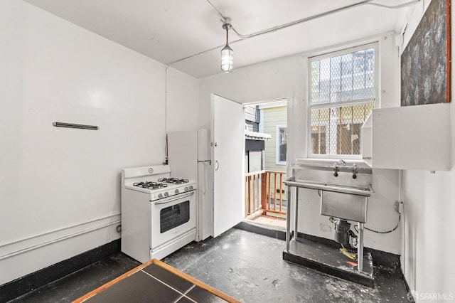 737 Minna St, San Francisco, CA 94103 - kitchen with white appliances