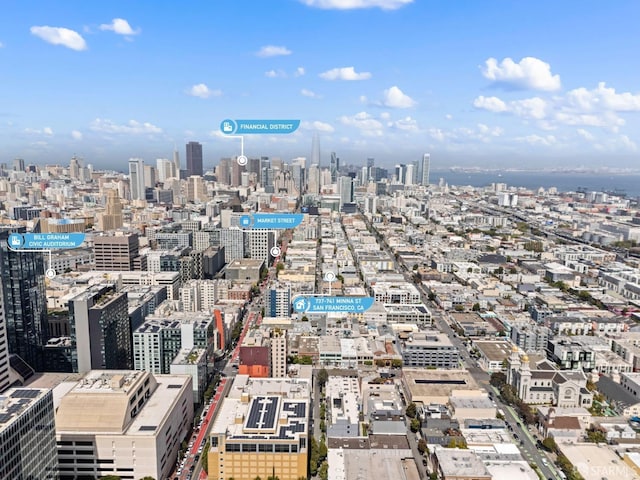 737 Minna St, San Francisco, CA 94103 - bird's eye view featuring a city view