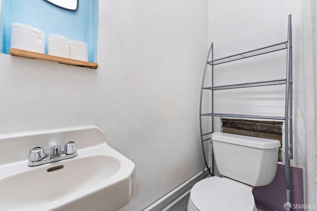 737 Minna St, San Francisco, CA 94103 - half bathroom featuring a sink and toilet
