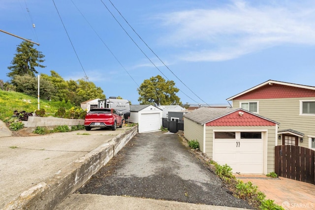 view of road featuring driveway