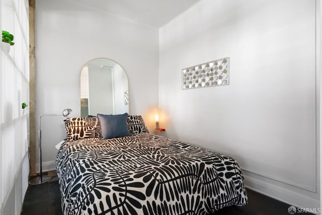 view of tiled bedroom