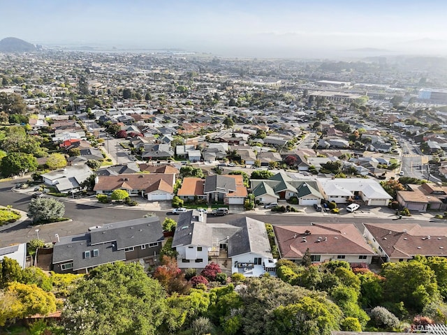 aerial view featuring a residential view