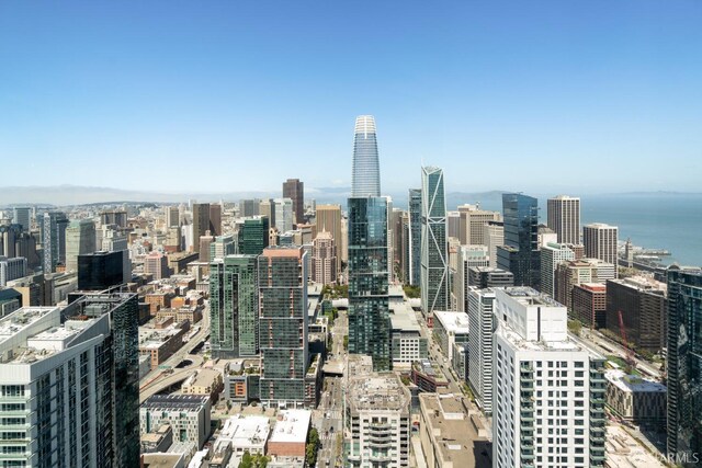 city view with a water view