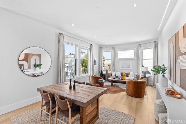 38 Steiner St Unit 303, San Francisco, CA 94114 - dining room with light wood-style flooring and recessed lighting