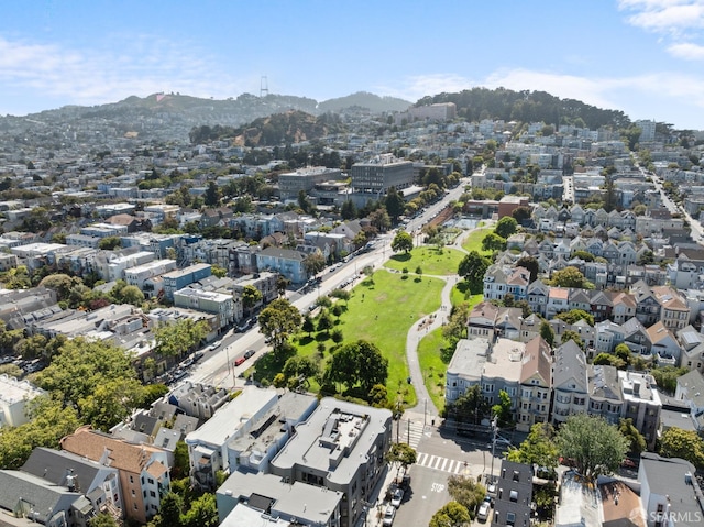 38 Steiner St Unit 303, San Francisco, CA 94114 - aerial overview of property's location with a mountainous background