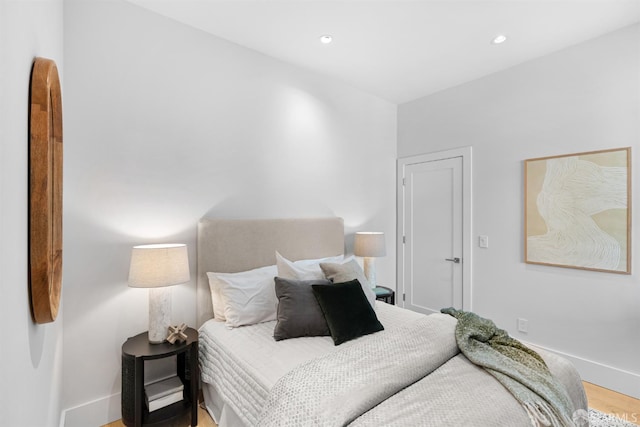 38 Steiner St Unit 303, San Francisco, CA 94114 - bedroom featuring wood finished floors and recessed lighting