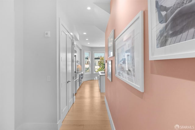 38 Steiner St Unit 303, San Francisco, CA 94114 - hall with light wood finished floors and recessed lighting
