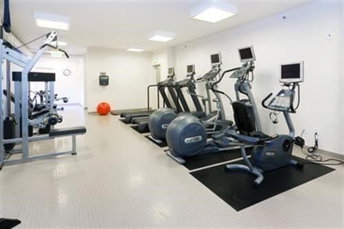 view of workout area