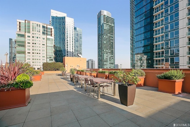 50 Lansing St Unit 403, San Francisco, CA 94105 - view of patio / terrace featuring a view of city