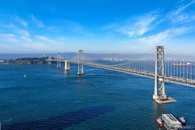 250 King St Unit 536, San Francisco, CA 94107 - water view featuring a notable bridge