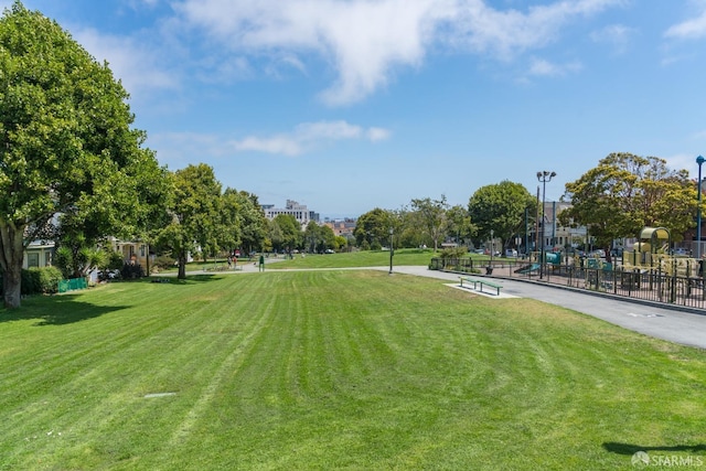 1829 15th St Unit 1, San Francisco, CA 94103 - surrounding community with a lawn and playground community