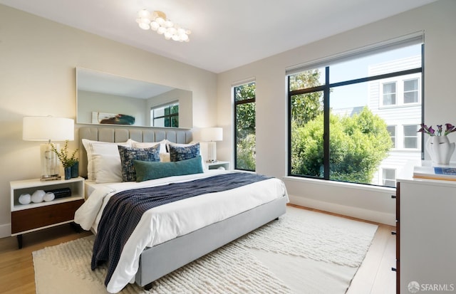 1829 15th St Unit 1, San Francisco, CA 94103 - bedroom featuring baseboards and wood finished floors