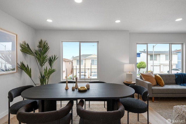 281 Polaris Way, Daly City, CA 94014 - dining area with recessed lighting and light wood-style flooring