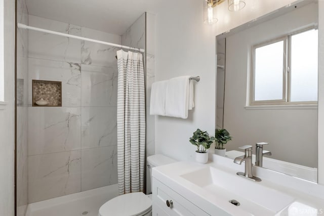 281 Polaris Way, Daly City, CA 94014 - full bathroom featuring vanity and a marble finish shower