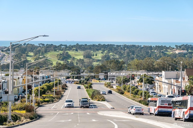 281 Polaris Way, Daly City, CA 94014 - view of asphalt street with traffic lights, street lighting, and curbs