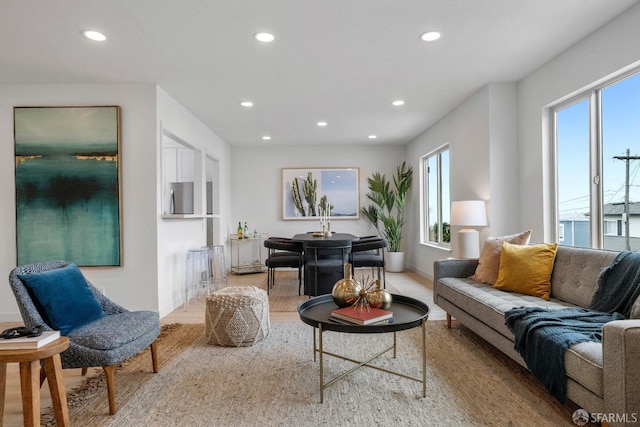 281 Polaris Way, Daly City, CA 94014 - living area featuring recessed lighting and wood finished floors