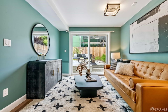 1210 40th Ave, San Francisco, CA 94122 - living room with baseboards