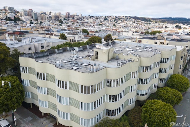 view of building exterior with a view of city