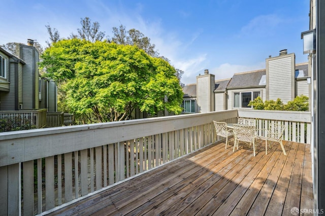 620 Clarendon Ave, San Francisco, CA 94131 - view of wooden terrace